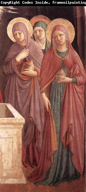 GOZZOLI, Benozzo Women at the Tomb (detail) sdg